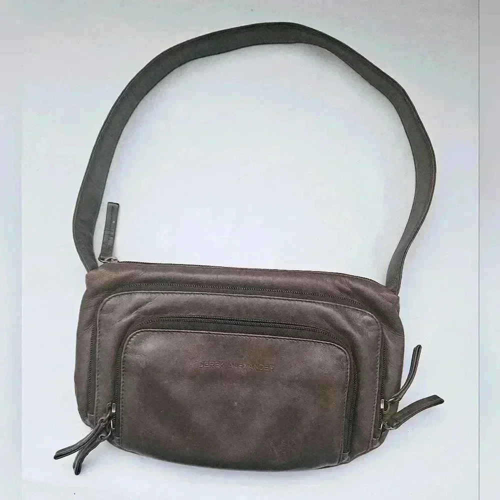 SOLD Lovely Derek Alexander leather shoulder bag